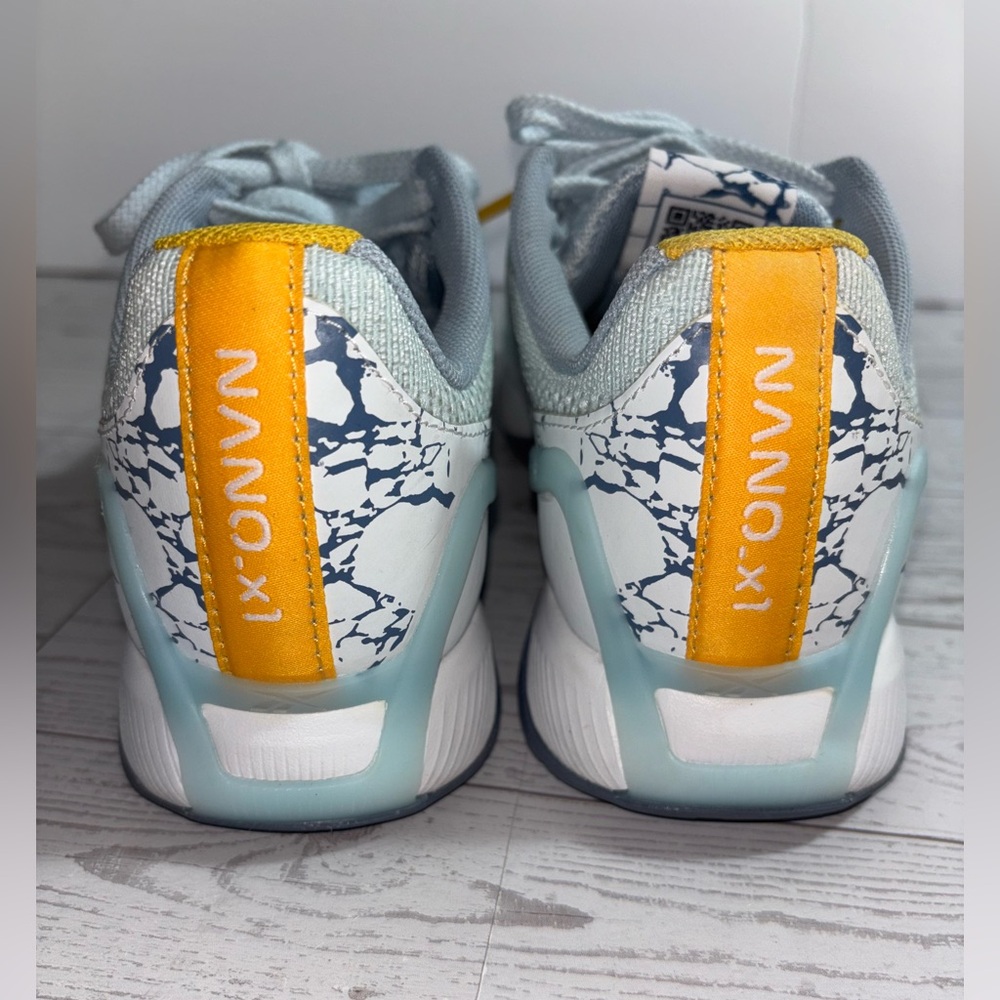 Reebok Nano X1 Vegan Nat Geo Arctic Tundra Light Blue Womens Sneaker Size 6 - Picture 13 of 16